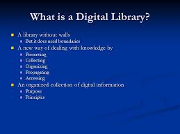 need of digital library