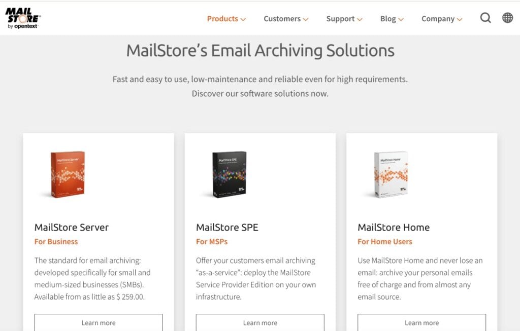solution to archive websites