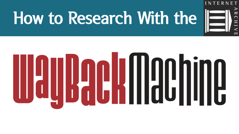 internet archive way back machine